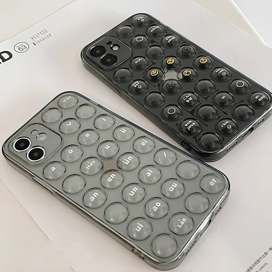 バブルジオメトリックスマホケース