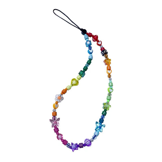 カラフルな雲の携帯電話ホルダー