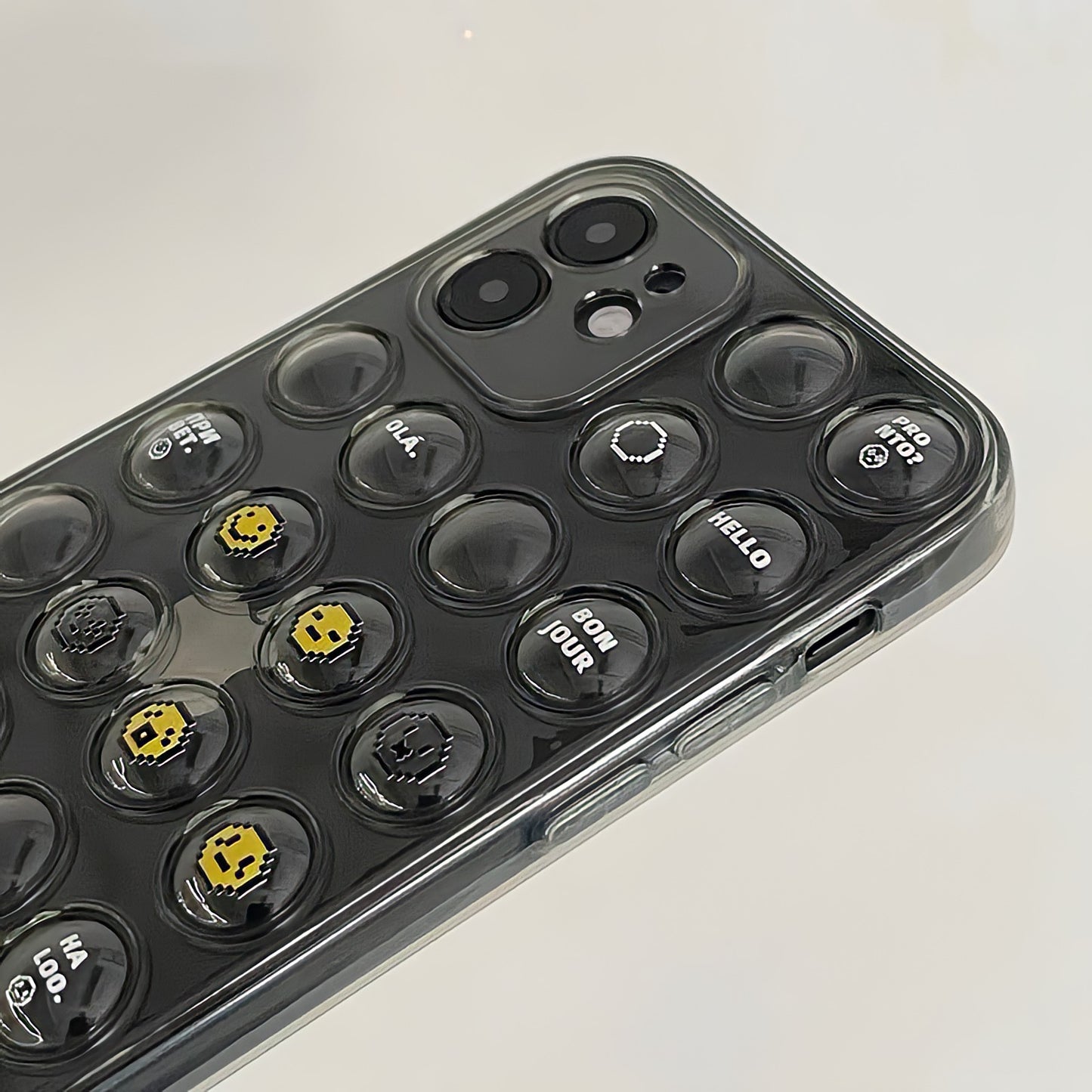 バブルジオメトリックスマホケース
