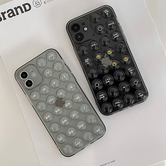 バブルジオメトリックスマホケース